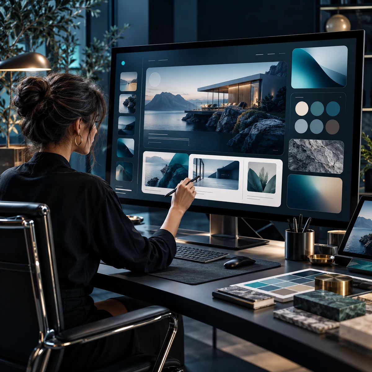 Website design vs development: responsive visual system