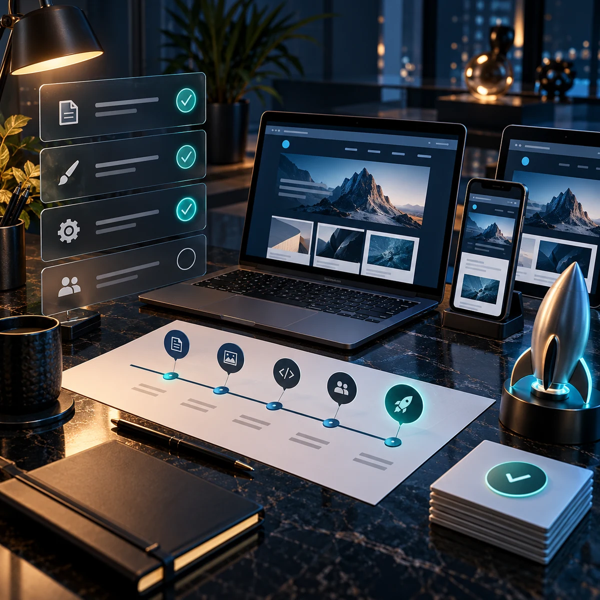 Website launch checklist: content, approval, and device checks