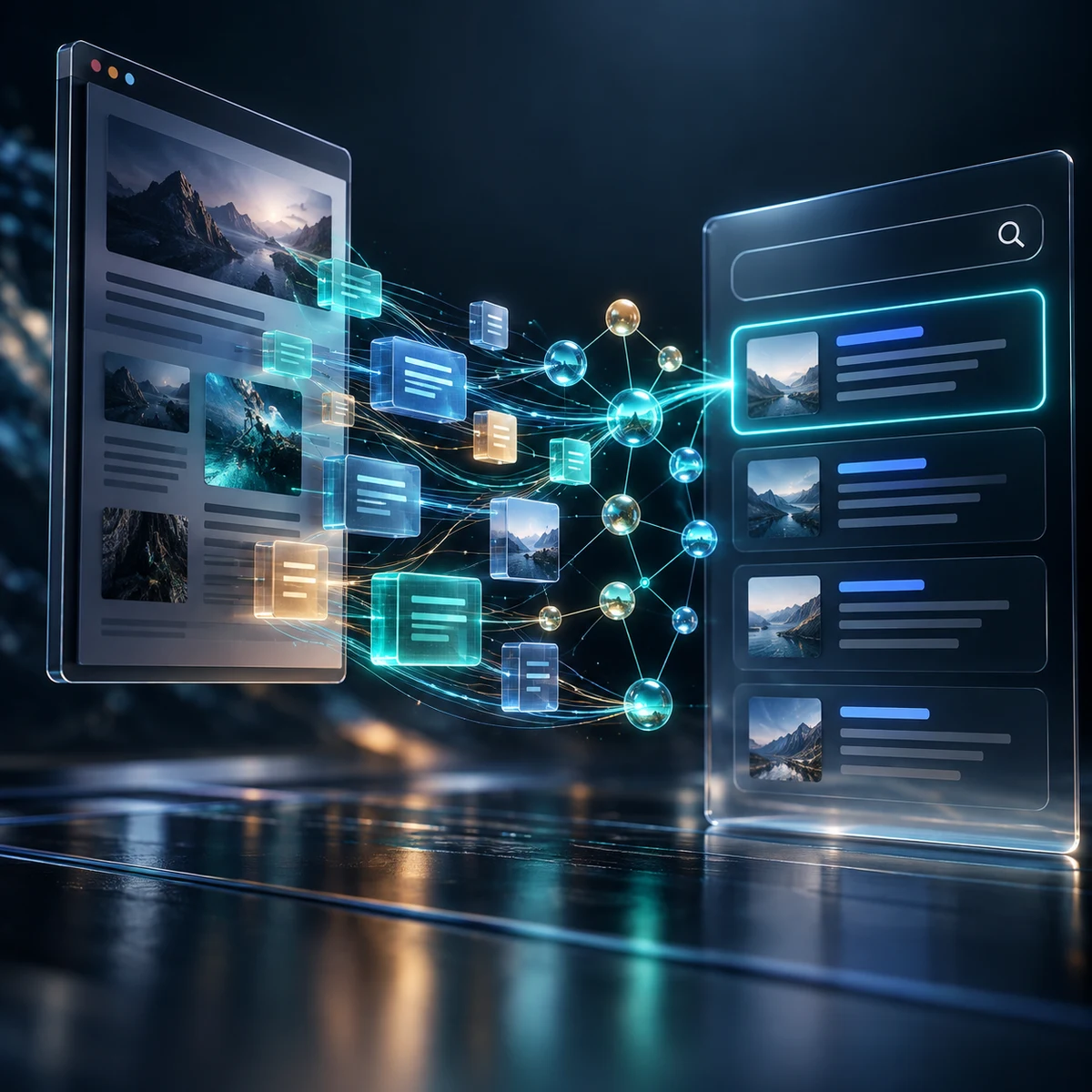 Business owner monitoring website search performance